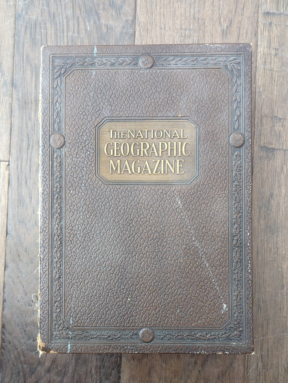1937 National Geographic Leather Bound Magazine